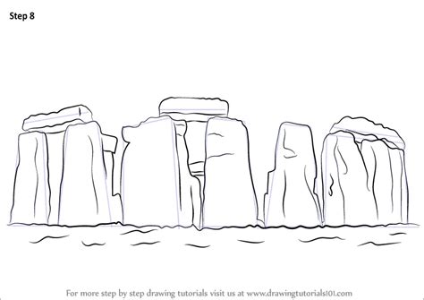 How to Draw Stonehenge (World Heritage Sites) Step by Step ...