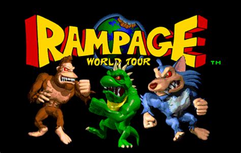 Rampage: World Tour (1997) Arcade game