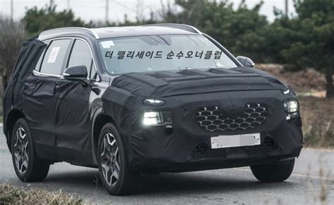 Hyundai Santa Fe Hybrid Spied In & Out - Korean Car Blog