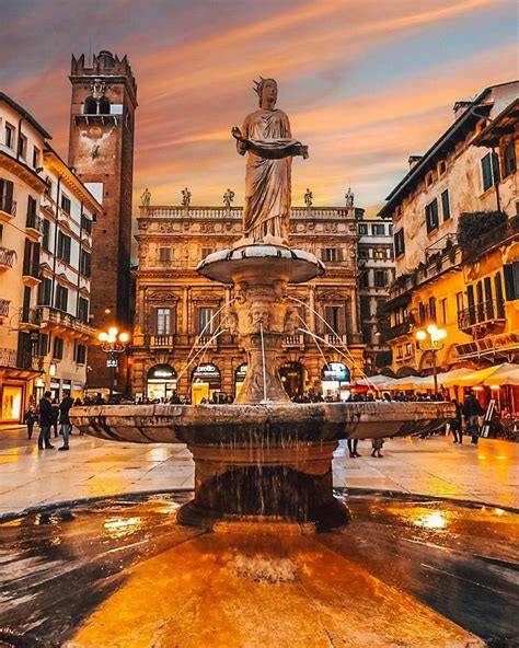 Piazza delle Erbe, Verona Northern Italy, Travel Lover, Travel Abroad ...