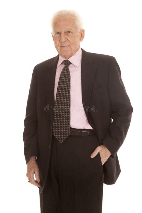 Elderly Business Man in Suit Stock Photo - Image of confident, leader: 37825404