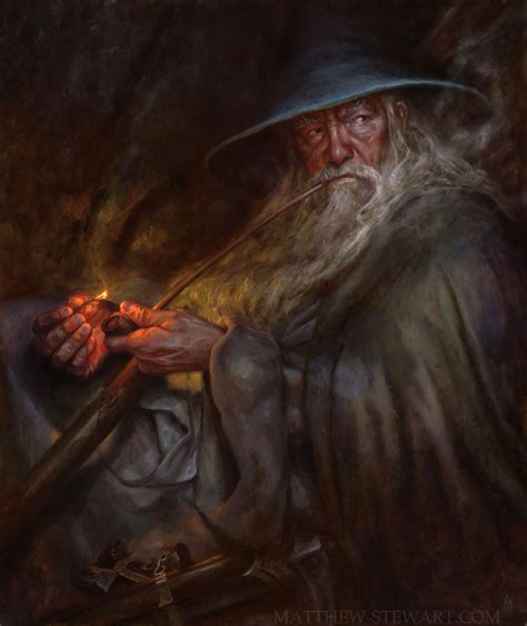 Matthew Stewart Illustration: Gandalf: A Light in the Dark