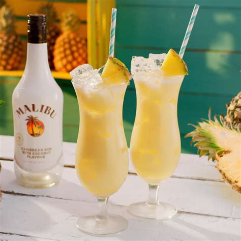 Malibu Piña Colada | Recipe | Pina colada drinks, Pina colada recipe, Malibu rum