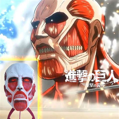 Halloween Attack On Titan Cosplay Mask / Buy Shingeki no Kyojin Latex ...