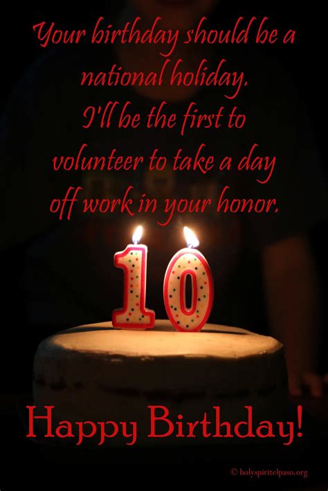 10th Birthday Quotes - Happy 10th Birthday Wishes & Sayings