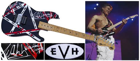 Eddie Van Halen Stage Played Signed Guitar 56393a_lg - Hollywood ...