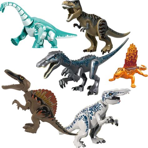 Toys & Hobbies 8pcs LEGO Jurassic World 2 Fallen Kingdom Indominus Rex Tyrannosaurus Dinosaurs ...