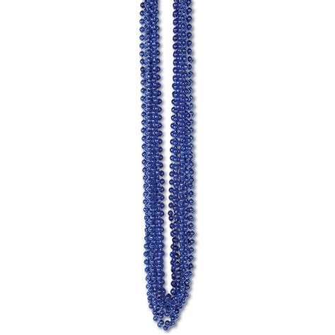 Blue Bulk Party Beads - Small Round