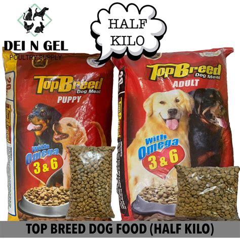 Top Breed Dog Food Beef Flavor - HALF KG (Puppy & Adult) | Shopee ...