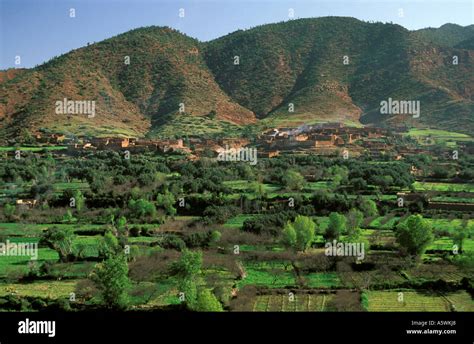 Berber village in the Atlas mountains Stock Photo - Alamy