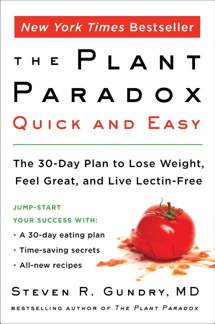 The Plant Paradox Quick and Easy - MD Gundry Steven R. - Paperback