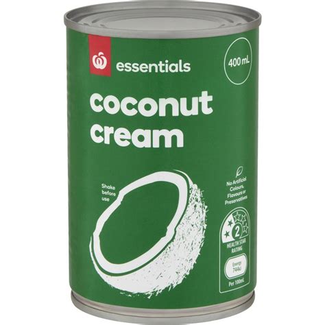 Essentials Coconut Cream 400ml | Woolworths