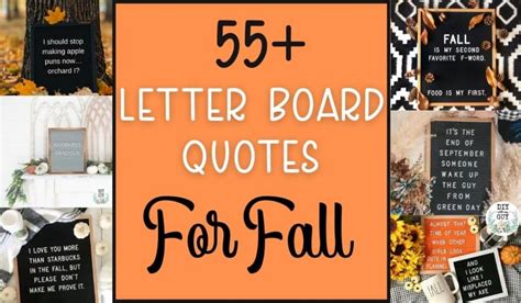 55+ Fall Letter Board Quotes (Cute & Funny Fall Sayings) - DIY With My Guy