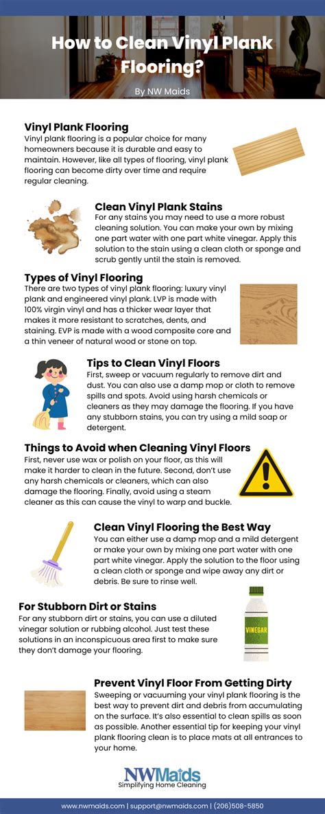 How to Clean Vinyl Plank Flooring? | NW Maids