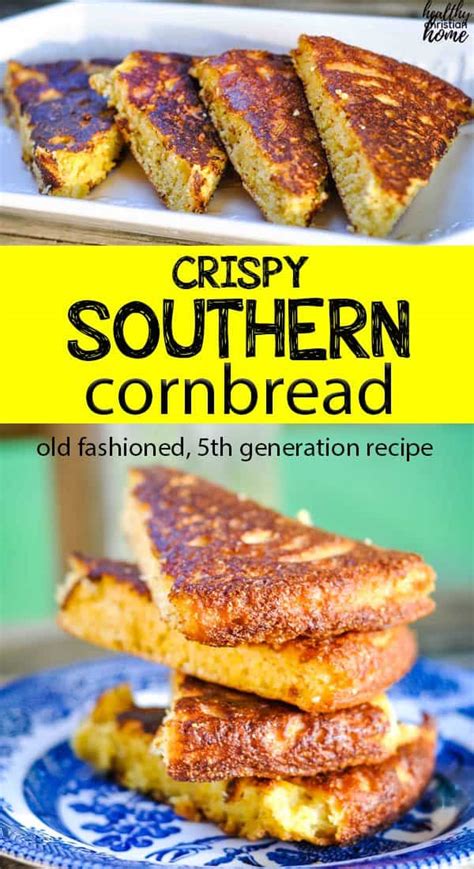 BEST Crispy Southern Cornbread Recipe (5th Generation Recipe!)