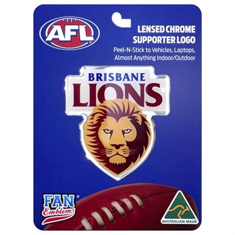 Buy Fan Emblems Afl - Brisbane Lions Logo Decal Online | Sanity