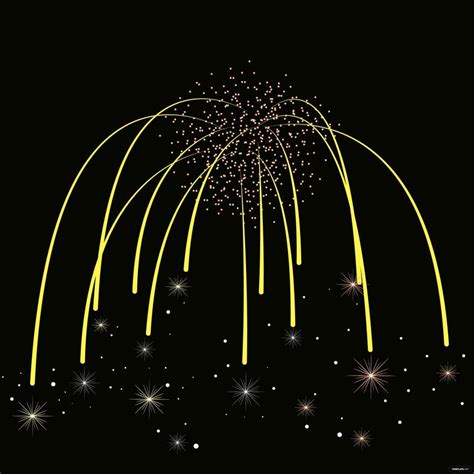 Falling Fireworks Sparkles Vector in Illustrator, SVG, PNG, PSD, JPG, EPS - Download | Template.net