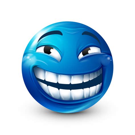 Blue emoji, Troll face, Emoji