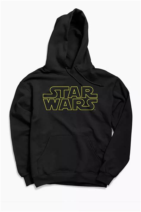 Star Wars Classic Logo Hoodie Sweatshirt | Urban Outfitters