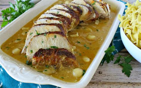 Savory Roasted Pork and Gravy Recipe