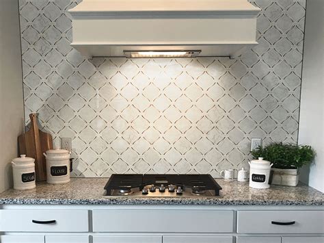 White Kitchen Backsplash Tile-Beveled Arabesque Dance Terms A-Z - 2021 ...