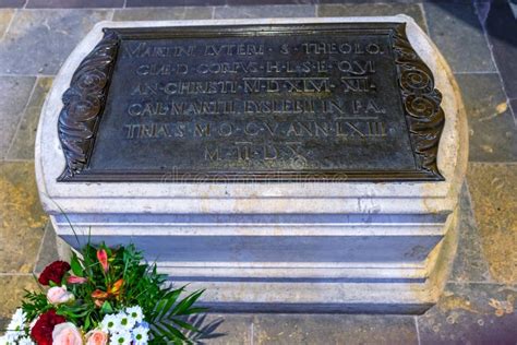 Martin Luther& X27;s Grave All Saints Castle Church Schlosskirche Wit Stock Image - Image of ...