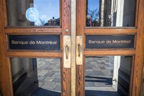 Bank of Montreal Logo, Known As BMO, on the Doors of Their Historical ...