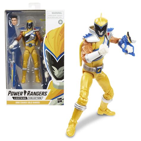 Power Rangers Lightning Collection Dino Charge Gold Ranger 6-Inch Action Figure