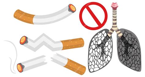 Premium Vector | Set of stop smoking using for sign and icon