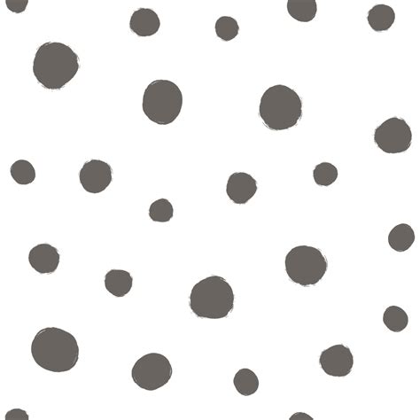 Pink & Grey Polka Dot Wallpaper | Peel & Stick – Peel & Paper