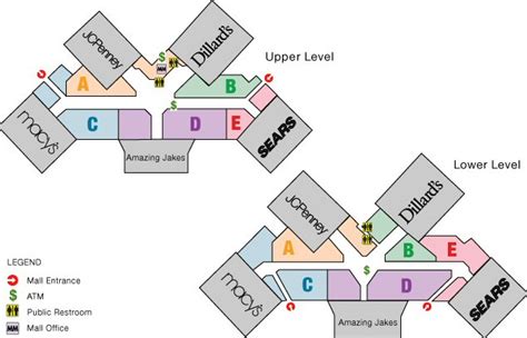 Collin Creek Mall Map - United States Map