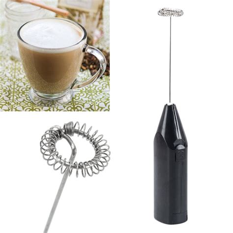 High Powered Milk Frother Handheld Foam Maker for Lattes - Whisk Drink ...