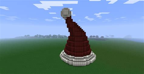 Large 3D Santa/Christmas Hat Minecraft Project