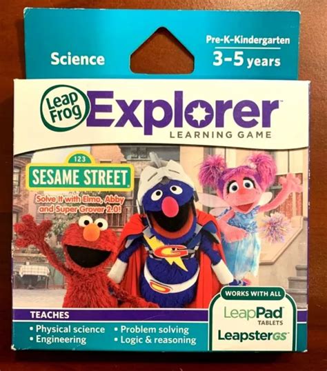 LEAPFROG LEAPPAD EXPLORER Learning: Sesame Street Friends, Leap Pad 2 3 GS NIB $26.99 - PicClick
