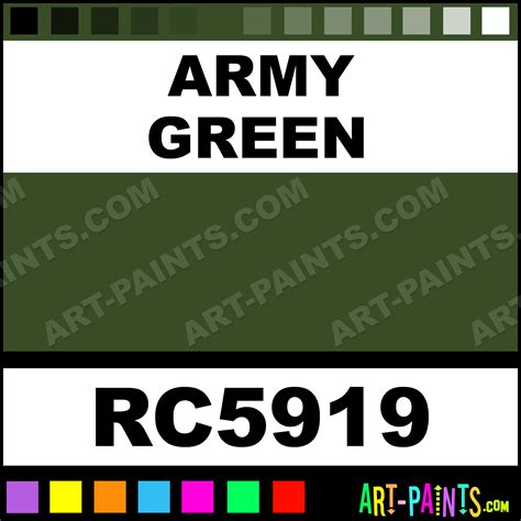 Army Green Model Metal Paints and Metallic Paints - RC5919 - Army Green Paint, Army Green Color ...