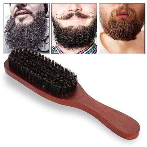 HERCHR Beard Brush, Men Professional Facial Shaving Beard Brush ...