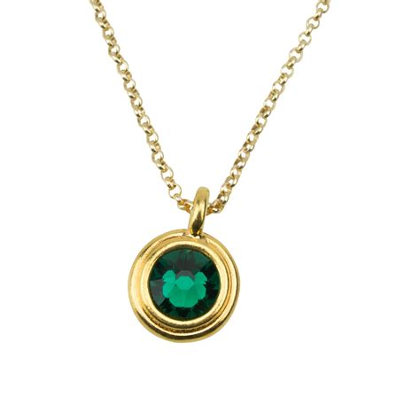 May Birthstone Necklace - Sisco + Berluti