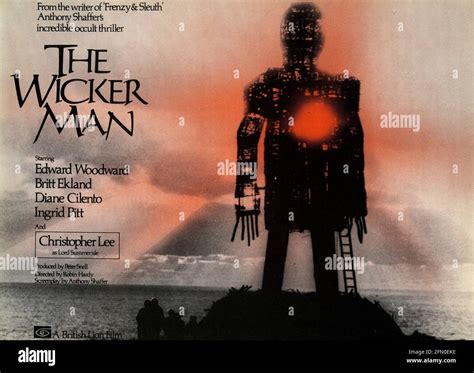 The Wicker Man (1973) Film Poster Date: 1973 Stock Photo - Alamy