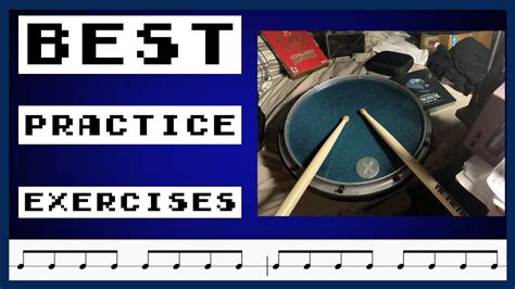 BEST Drum Practice Pad Exercises! - YouTube