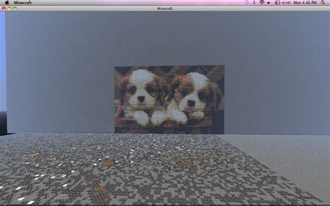 Cute Puppies PixelArt Minecraft Project