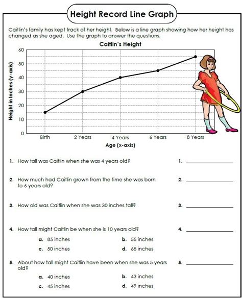 Graphing worksheets, Line graph worksheets, Line graphs