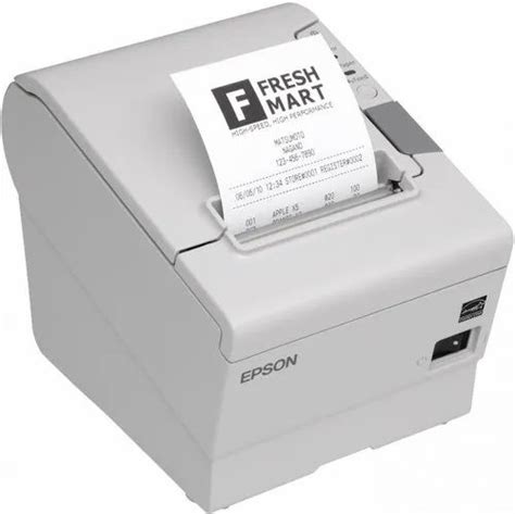 Epson Tm-T88v Thermal Pos Receipt Printer, Interface Type: Connectivity - Usb + Lan, Paper Sizes ...