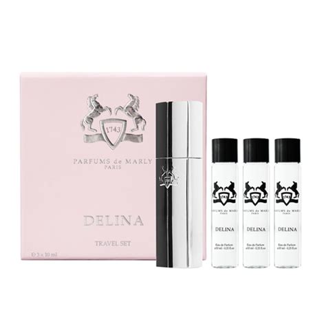 Parfums De Marly Delina Perfume Travel Set Women |MaxAroma.com