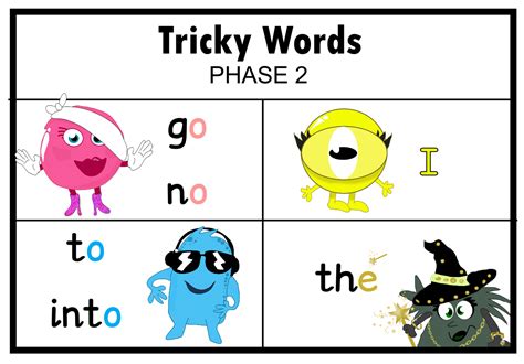 Phase 2 Tricky Words | Monster Phonics