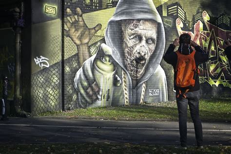 Death With a Spray Can | Graffiti near London's Brick Lane. | Flickr
