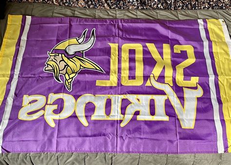 Minnesota Vikings “Skol” Flag 3’ X 5’ | eBay