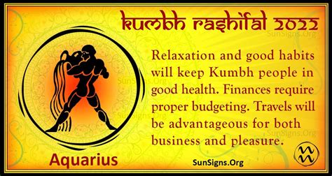 Kumbh Rashifal 2022 - Yearly Bhavishya Rashi Preductions - SunSigns.Org