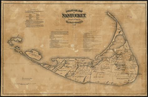 Historical map of Nantucket - Digital Commonwealth