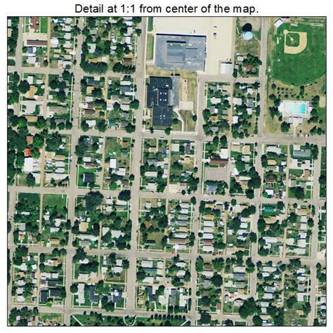 Aerial Photography Map of Mobridge, SD South Dakota