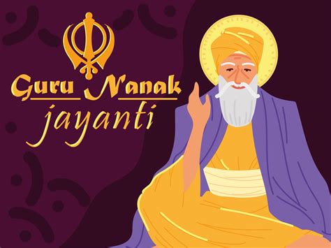 guru nanak jayanti card 4057621 Vector Art at Vecteezy